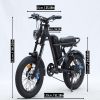 GT-0J2 New Design 16'' Mountain Electric Bicycle Out Door With Fat Tire Ebike