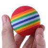 Outdoor Sport Golf Balls color Rainbow Stripe Balls FOAM Sponge plastic Golf Balls for Swing Practice Training Balls 20Pcs/bag