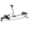 Fitness Rowing Machine Rower Ergometer, with 12 Levels of Adjustable Resistance