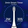 Electric Toothbrush Sonic Toothbrush, 5 Cleaning Modes for Dental Care, Screen Display, Gift Man/Woman, 4 Replacement Heads