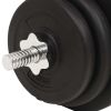 Barbell and Dumbbell Set 66.1 lb