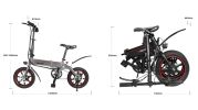 S7-14"* 2.125" Foldable City Ebikes Street E-bike 250W Hall Sensor Kick Bike Private Model