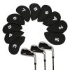 10pcs Golf Club Covers Protectors Headcovers Accessories For Prevent Scratches Or Damage