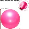 Mini Exercise Pilates Yoga Balls Small Bender For Home Stability Squishy Training Physical Therapy Improves Balance With Inflatable Straw 9.8 Inch