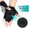 Breathable Fitness Gloves Gym Weightlifting Thin Non-slip Half Finger Gloves